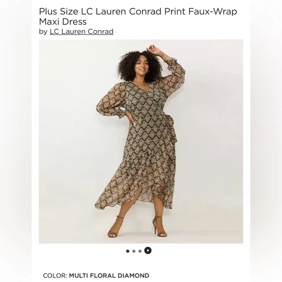 lauren conrad long dresses Women's LC Lauren Conrad Long Wrap Maxi Dress